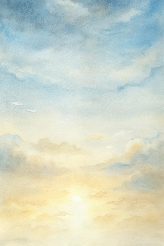 Open Sky, one of the Supporter-only watercolor Scenes.